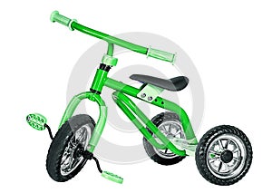 Kids green tricycle