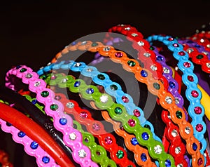 Kids hairbands background photograph