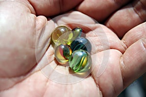 Kids Marbles. Glass made Marbles.