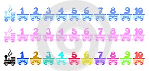 Kids number train