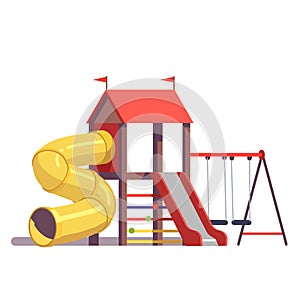 Kids playground equipment photo