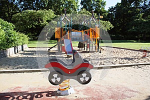 Kids playground in a residential area