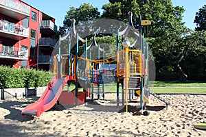 Kids playground in a residential area