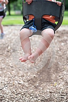 Kids playing outdoors concept