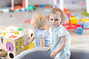 Kids playing in playroom