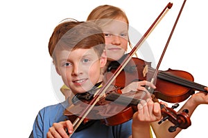 Kids playing violin img