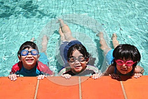 Kids in the pool