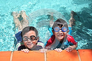 Kids in the pool