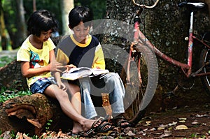 Kids Studying