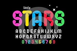 Kids style Little Stars font