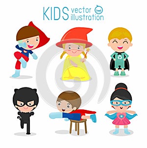 Kids With Superhero Costumes, Superhero Children's, Superhero Kids.