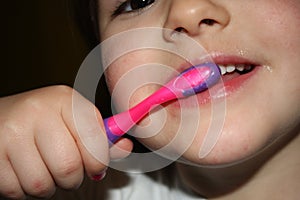 Kids teeths - closeup look