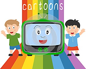 Kids & Television - Cartoons photo