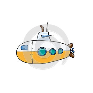 Kids toy submarine