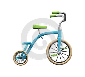 Kids Tricycle Isolated