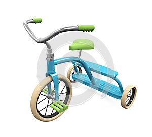 Kids Tricycle Isolated