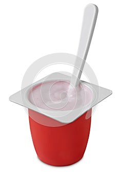 Kids yogurt pot with spoon