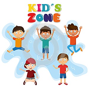 Kids zone children entertaiment cartoons