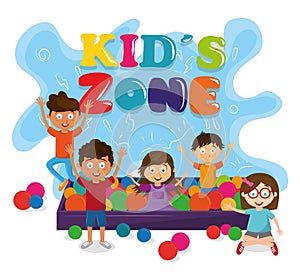 Kids zone children entertaiment cartoons