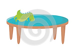 Kids zone, dinosaur toy table furniture