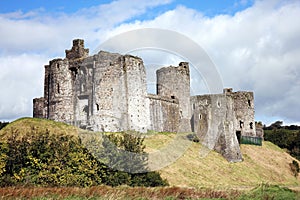 Kidwelly Castle, Carmarthenshire, Wales