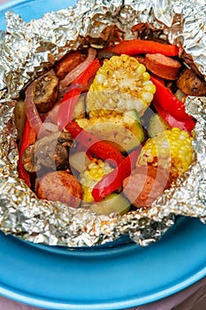 Kielbasa Foil Packet