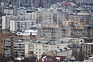 Kiev city view, panorama Kiev, Ukraine