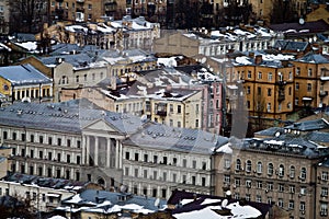 Kiev city view, panorama Kiev, Ukraine