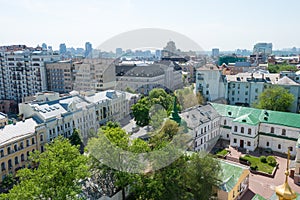 Kiev city view from Saint Sophia Cathedral in Kiev, Ukraine