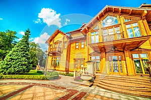 Kiev, Kiyv, Ukraine: the Mezhyhirva Residence of former pro-russian Prime Minister and President Viktor Yanukovych, now a museum