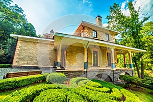 Kiev, Kiyv, Ukraine: a Putin House in the Mezhyhirva Residence of former pro-russian President Viktor Yanukovych, now a museum