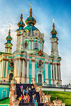 Kiev or Kiyv, Ukraine: St. Andrew Orthodox Church