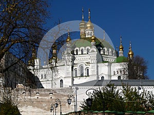 Kiev-Pechersk Lavra on sun lights photo