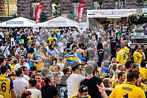 KIEV, Ukraine, EURO 2012 - Fanzone on Khreschatik