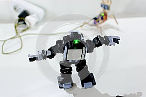 KIEV, Ukraine - January 08,2017:Smart black robot