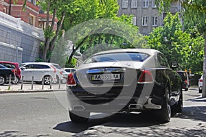 Kiev, Ukraine. June 10, 2017. Rolls Royce Wraith