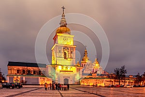 Kiev, Ukraine: St Michael`s Golden-Domed Monastery and Cathedral