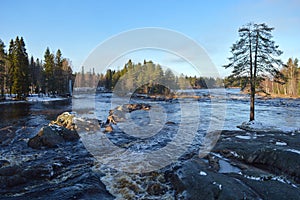 Kiiminkijoki river Finland