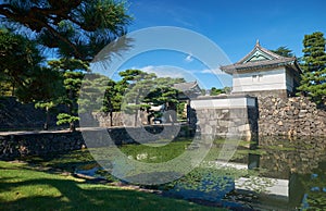 Kikyo-mon Gate Uchi Sakurada-mon Gate of Tokyo Imperial Palace. Tokyo. Japan photo