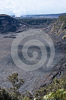Kilauea Iki and Kilauea Caldera
