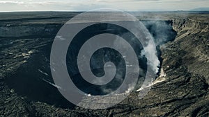 Kilauea Volcano in Hawaii Volcanoes National Park on the Big Island.