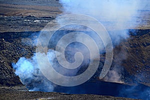 Kilauea, Volcano in Volcanoes National Park on Big Island, Hawaii