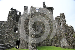 Kilchurn Castle, castle Ruin at the Loch Awe, in Highlands of Scotland