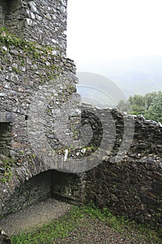 Kilchurn Castle, castle Ruin at the Loch Awe, in Highlands of Scotland