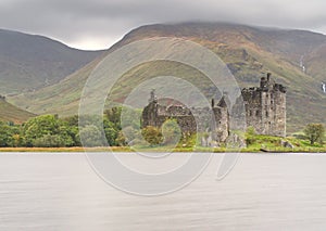 Kilchurn Castle, on Loch Awe. Long exposure.