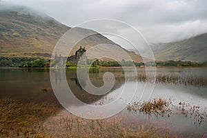 Kilchurn Castle and Loch Awe,Scotland.