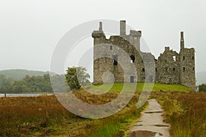 Kilchurn Castle panorama, Scotland