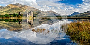 Kilchurn Castle Ruins on Loch Awe, Scotland