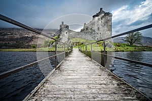 Old Kilchurn Castle in Scottland