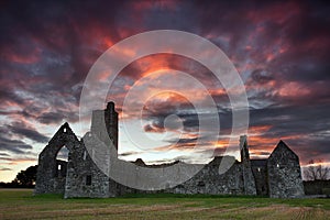 Kilcrea Friary near Ovens, Co. Cork, Ireland